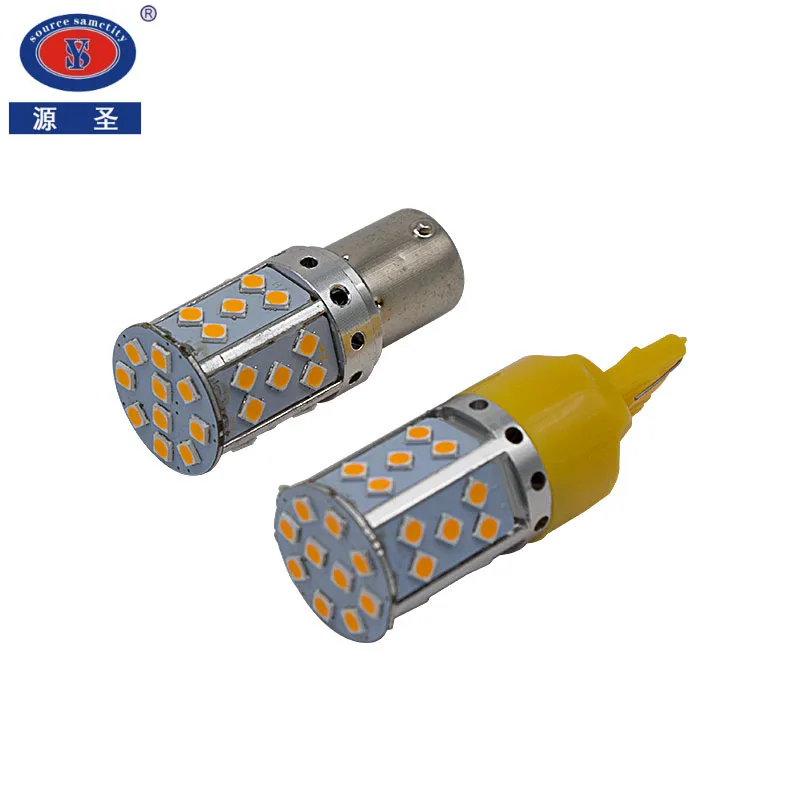 Юаньшенг T20 светодиодный 7440 W21W W21/5 Вт 35SMD лампочки Canbus 1156 светодиодный BAU15S PY21W BA15S P21W светодиодный светильник для автомобилей сигнала поворота светильник