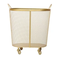 nordic dirty clothes storage basket household modern bucket laundry basket gold storage basket light luxury