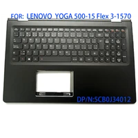 suitable for lenovo yoga yoga500 15 flex 3 1570 laptop palm pad keyboard canadian french keyboard 5cb0j34012 new 5cb0j34