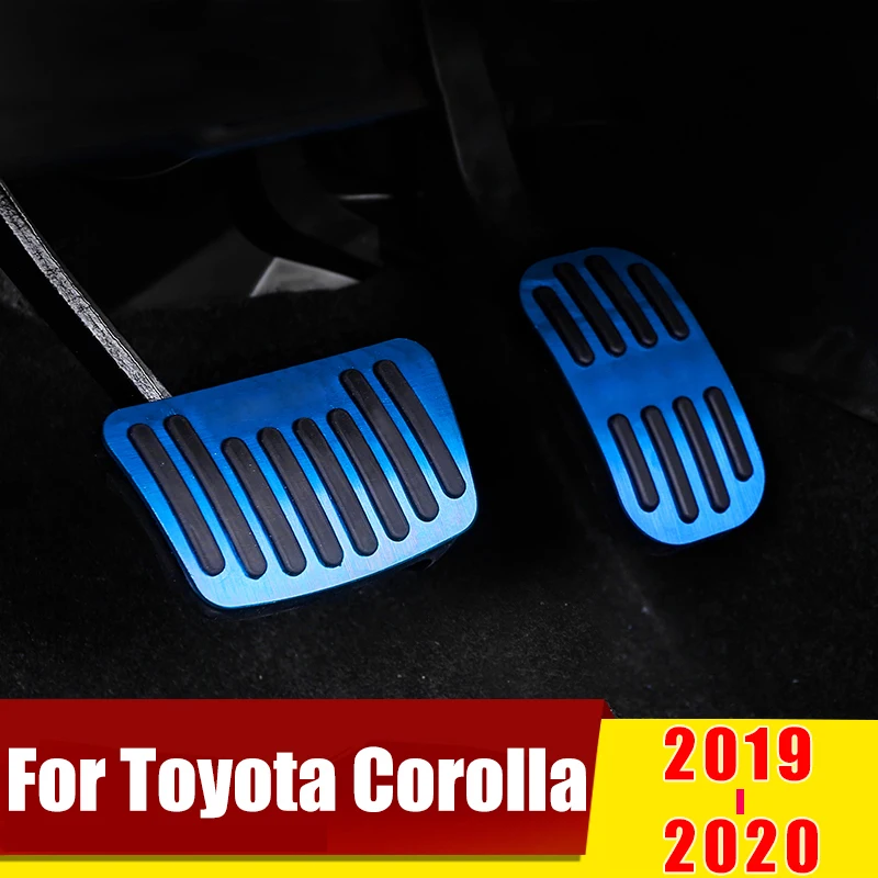 Алюминиевая резиновая накладка на педаль акселератора для Toyota Corolla E210 12th 2019 2020