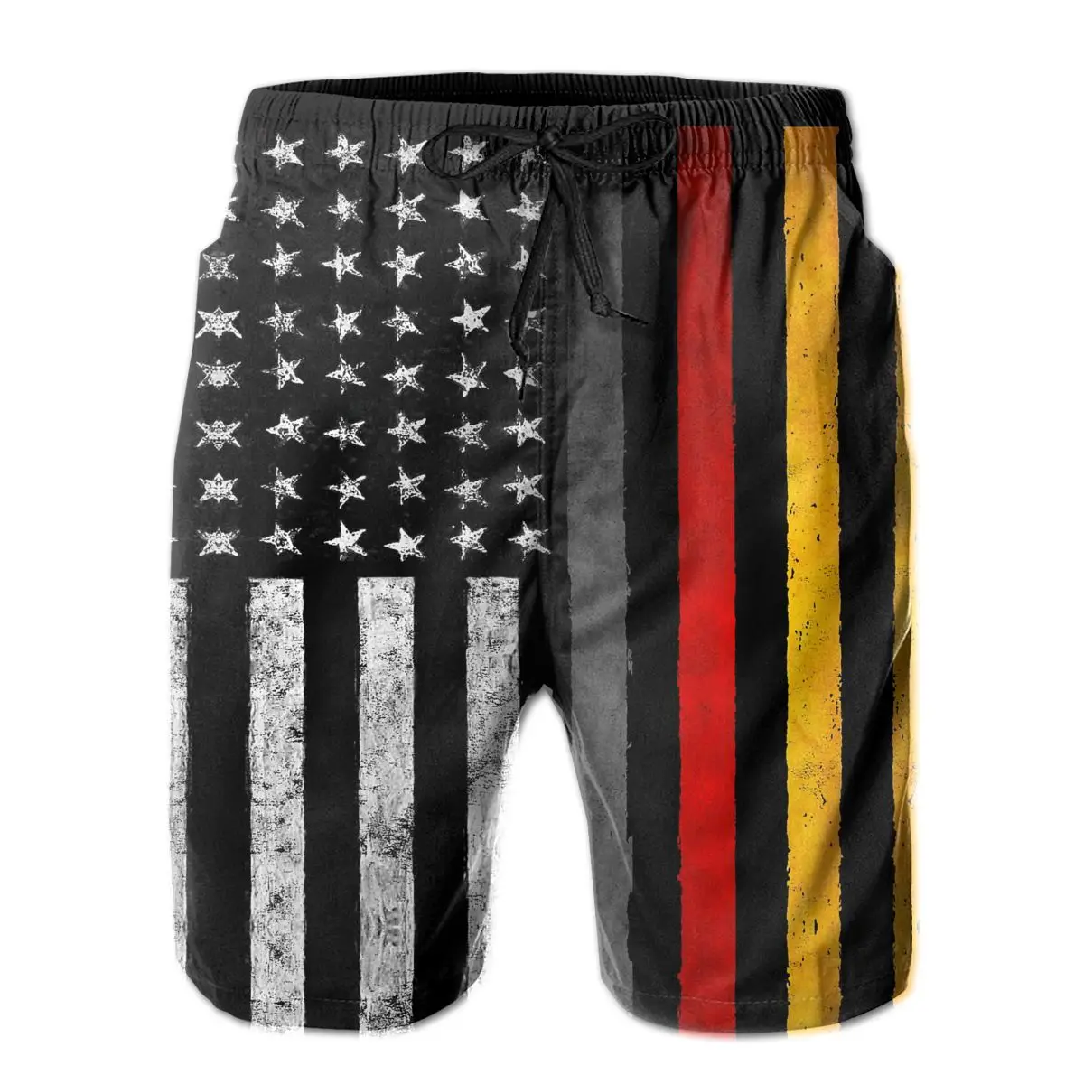 

Hawaii Pants Causal R333 Breathable Quick Dry GraphicCasual German American Flag