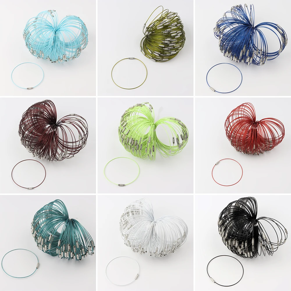 Круглый брелок для ключей из нержавеющей стали 20 цветов | Украшения и аксессуары