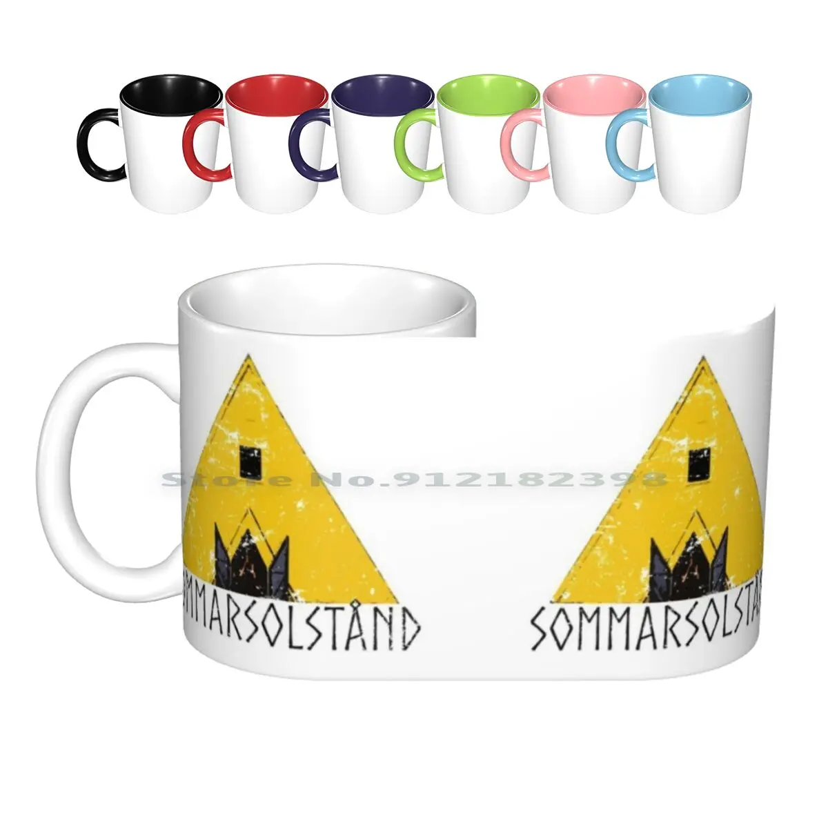 

Midsommar Halloween Ceramic Mugs Coffee Cups Milk Tea Mug Midsommar Creepy Halloween Midsommar Sacrifice Creepy Halloween