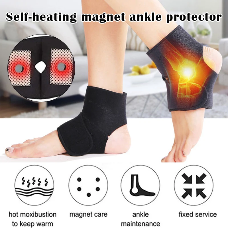 

Hot New Self-heating Ankle Support Far Infrared Magnets Self-Warming Ankle Brace Health Care Foot Care Tools SN-Hot