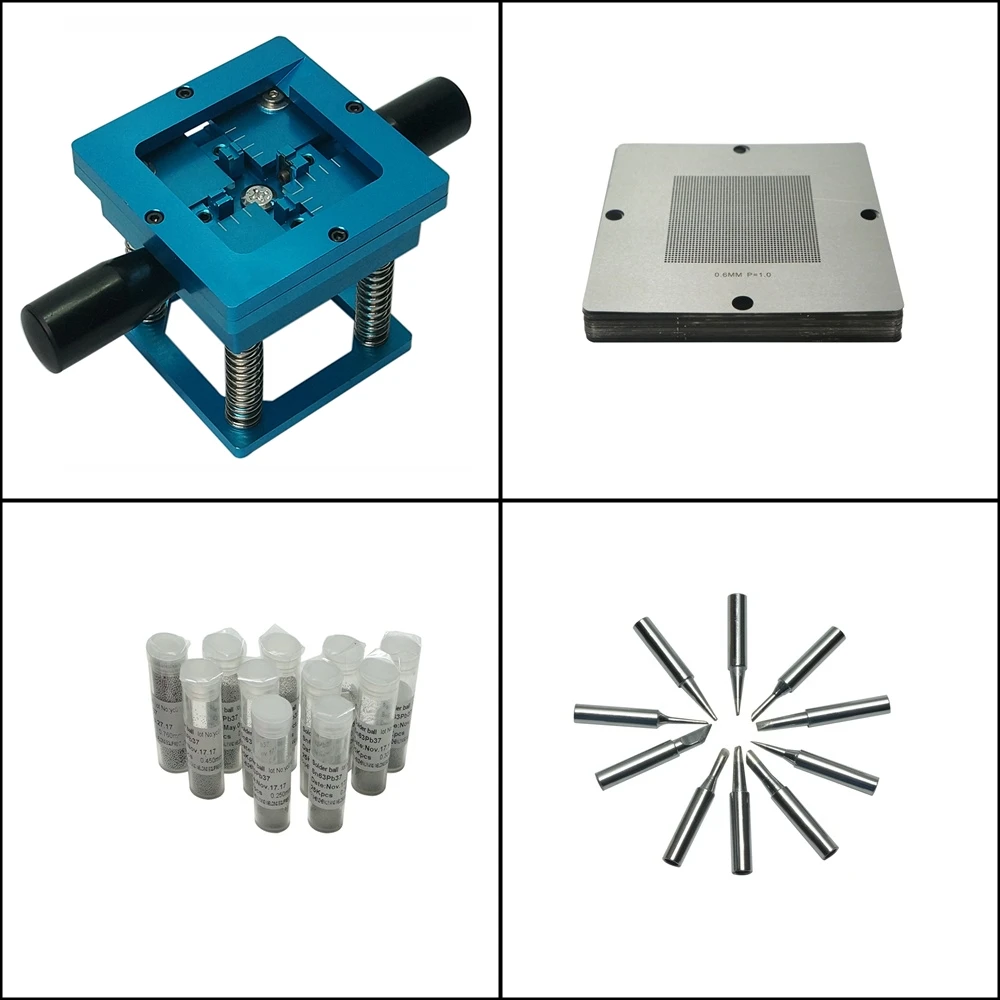 

Blue Handle 90MM Reball Jig with difference KITs for BGA rework station