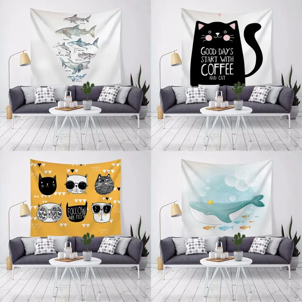 2020 японское одеяло большой гобелен Кит Ариана дракон искусственная кожа