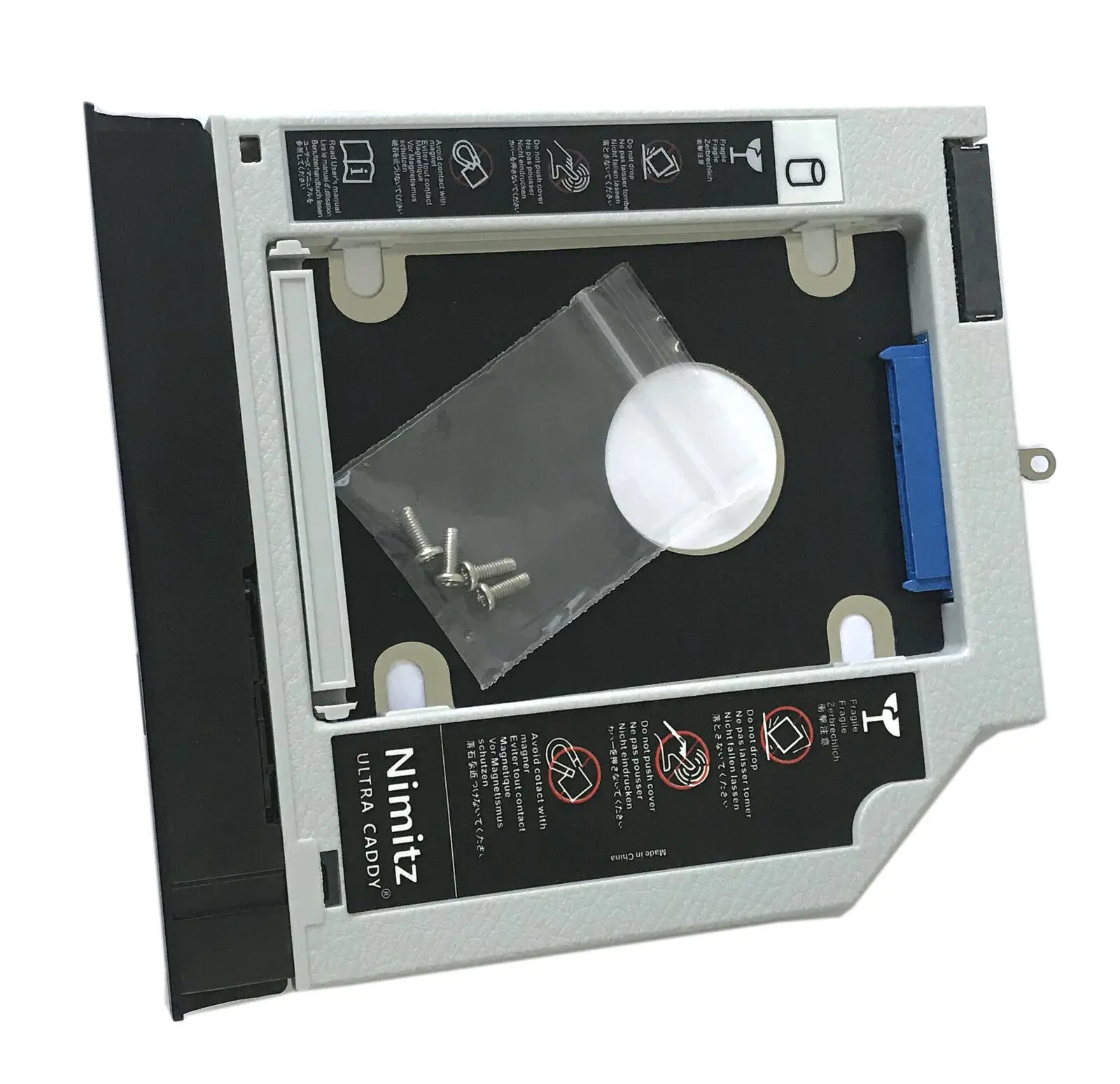 Новый Специальный 2 й HDD SSD Caddy для lenovo ideapad 110 15 17 чехол жесткого диска с