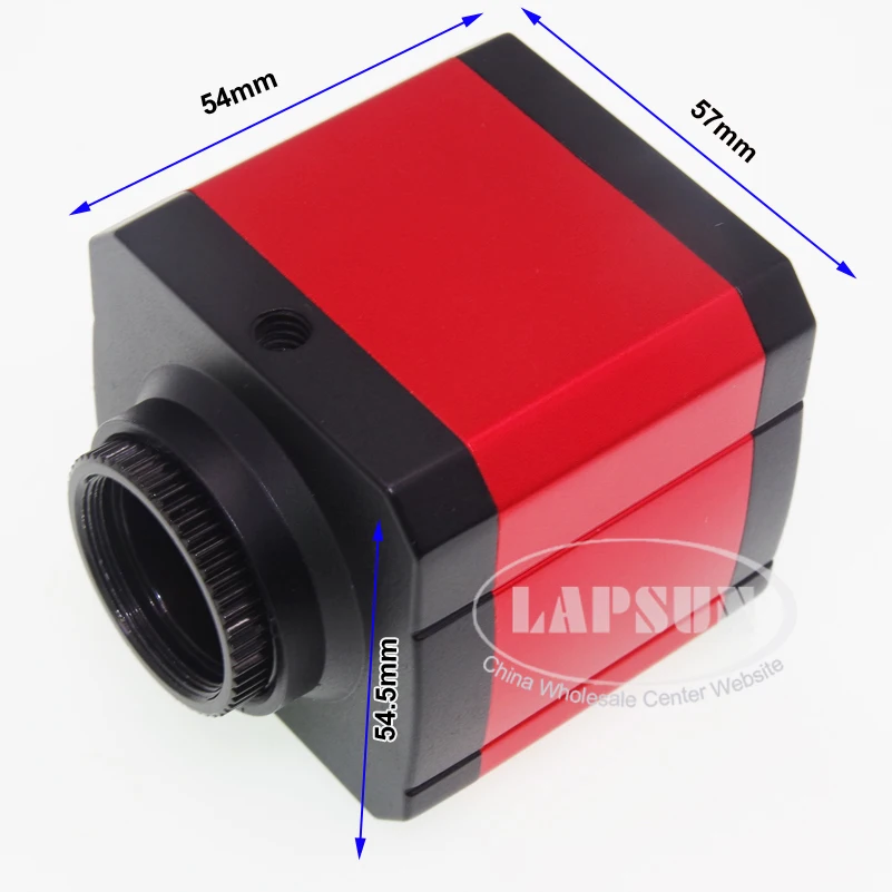 24MP 1080P 60FPS HD HDMI USB промышленный лабораторный микроскоп Видео камера TF слот для карт C-Mount объектив 144 светодиодный кольцевой свет