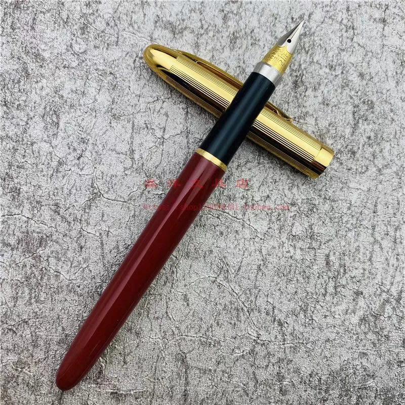 Rare Old Stock 1Pc Wing Sung 840 Fountain Pen Ink Pen F Nib Aerometric Pen Stationery Office school supplies penna stilografica