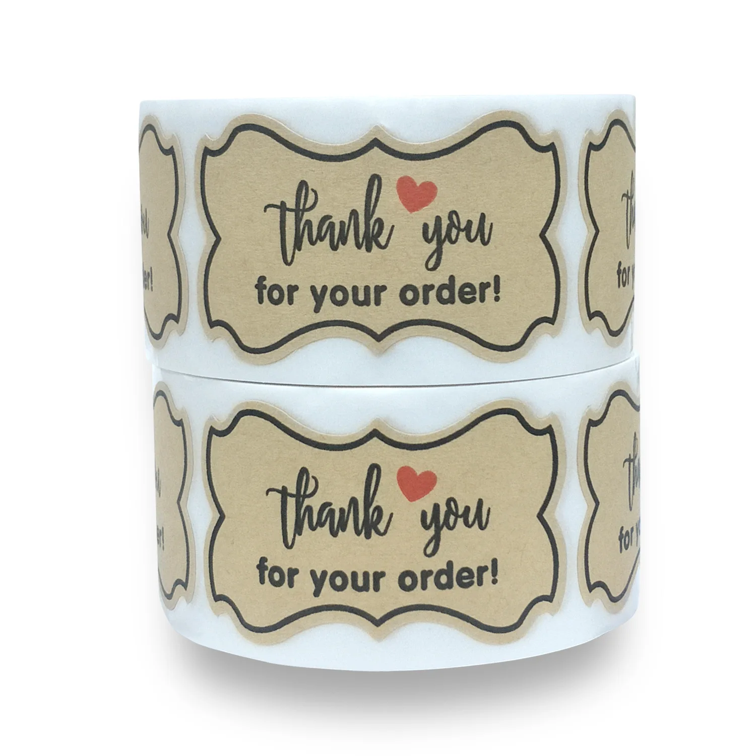 250 шт. 3 см * 5 см. Спасибо за ваш заказ ярлык из крафт-бумаги Фотокарта вечеринка