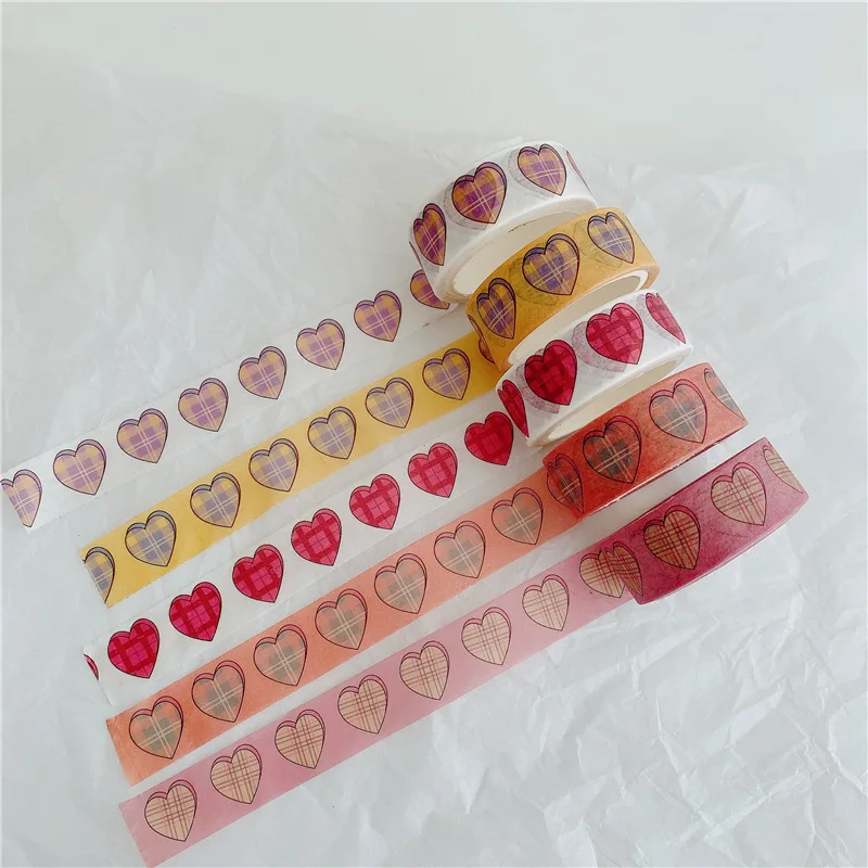 Декоративная лента-Тюльпан Love Washi 25 стилей для заметки карта креативные