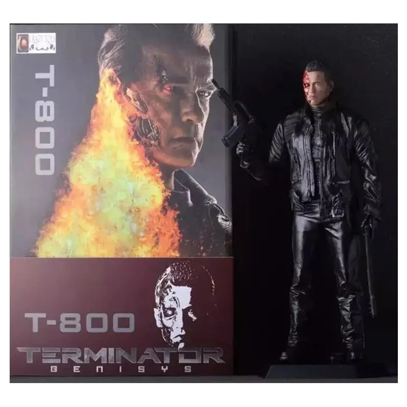 30 см новый фильм Сумасшедшие игрушки Терминатор 2 T-800 Шварценеггер фигурку модель