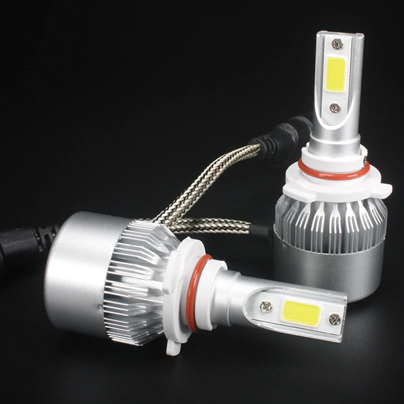 2PCS  H1 H4 Led Headlight Bulbs H7 LED Car Lights H3 H11 HB3 9005 HB4 9006 6000K 72W 12V 7200LM Auto Headlamps