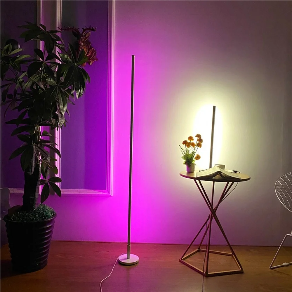 

Nordic LED RGB Floor Lamp Colorful Decorative Standing Floor Light Living Room Indoor Lighting Home Art Light Corner Floor Lamps