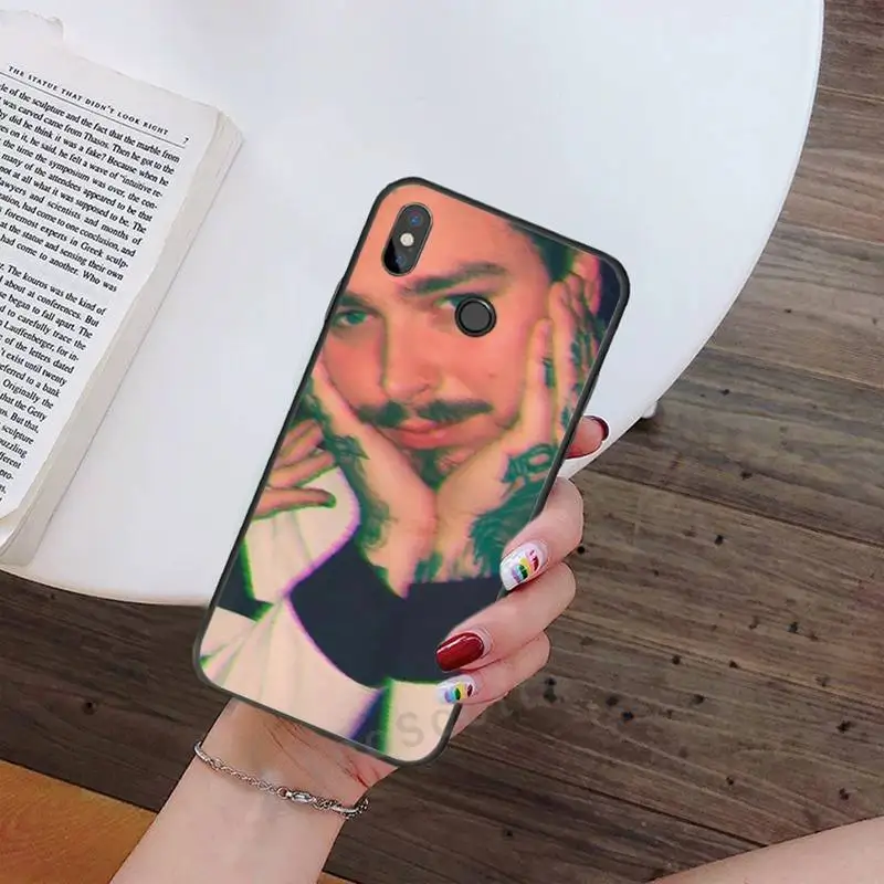 

Famous rapper post malone Phone Case For Xiaomi Redmi note 7 8 9 t k30 max3 9 s 10 pro lite