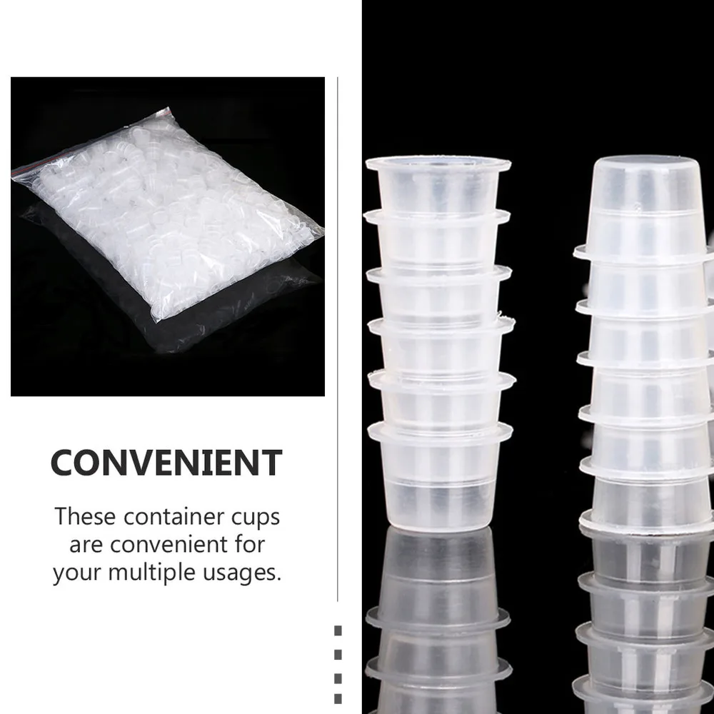 

1000 Pieces Cup 13mm Ink Cap Disposable Makeup Pigment Cup