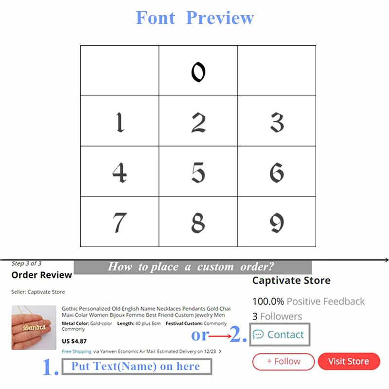 Персонализированные ювелирные изделия ожерелья с цифрами Goth для женщин колье из