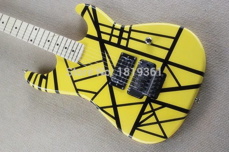 Kramer evh электрогитара 22 лада черная полоса желтая электрогитара-15-625