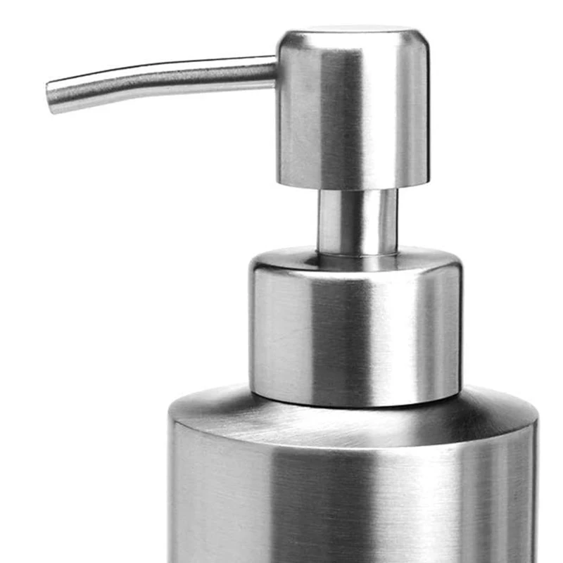 

Large Capacity Kitchen and Bathroom Liquid Hand Washing Bottle 304 Stainless Steel Soap Dispenser