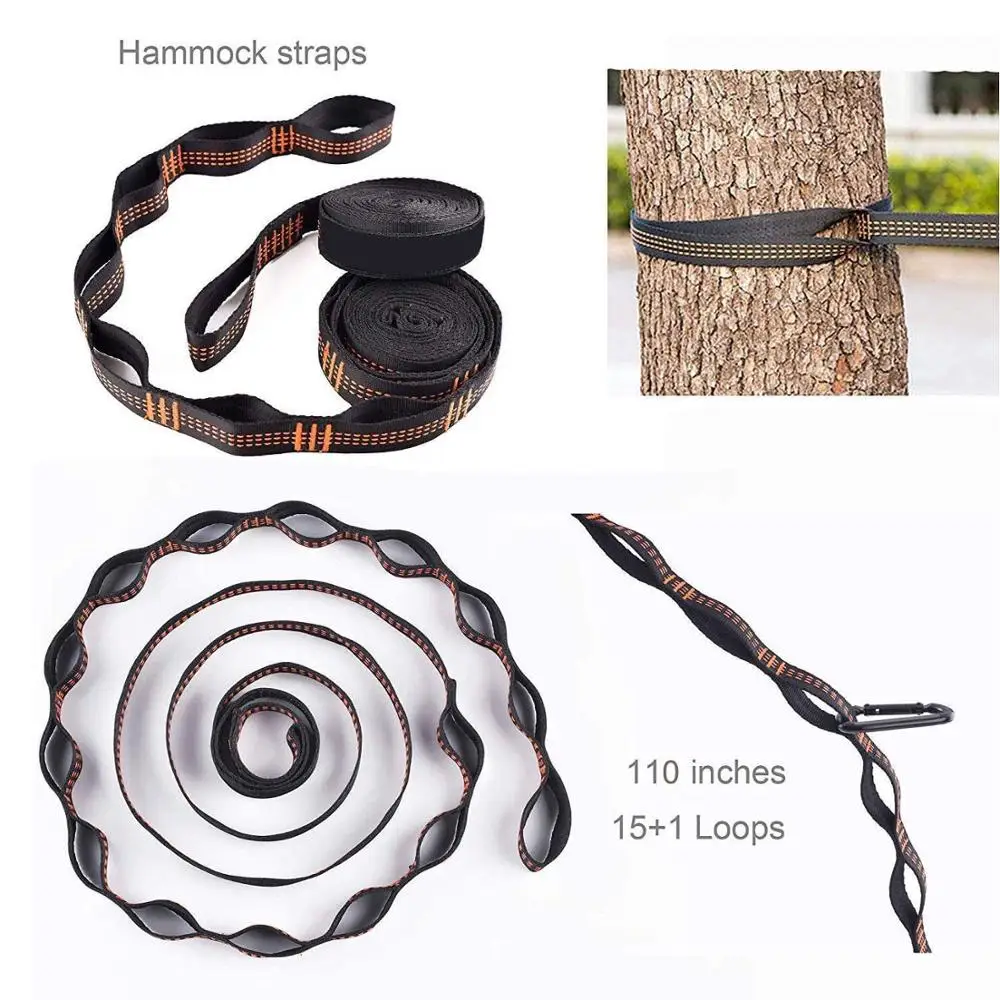 

Super Strong Hammock Strap Hanging Hammock Belt Hamaca Hamak for Camping,Traveling,Portable Hanging Tree Rope Free shipping