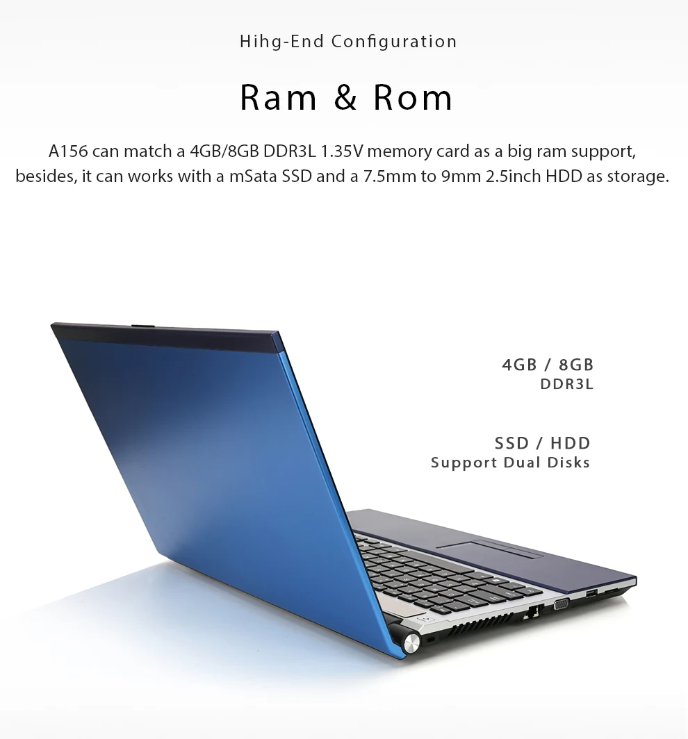 15,6 дюймовый ноутбук Intel Core i7 cpu 8G ram 128G 256G 360G 512GB SSD встроенный wifi Bluetooth DVD-ROM Windows 7/10 ноутбук компьютер
