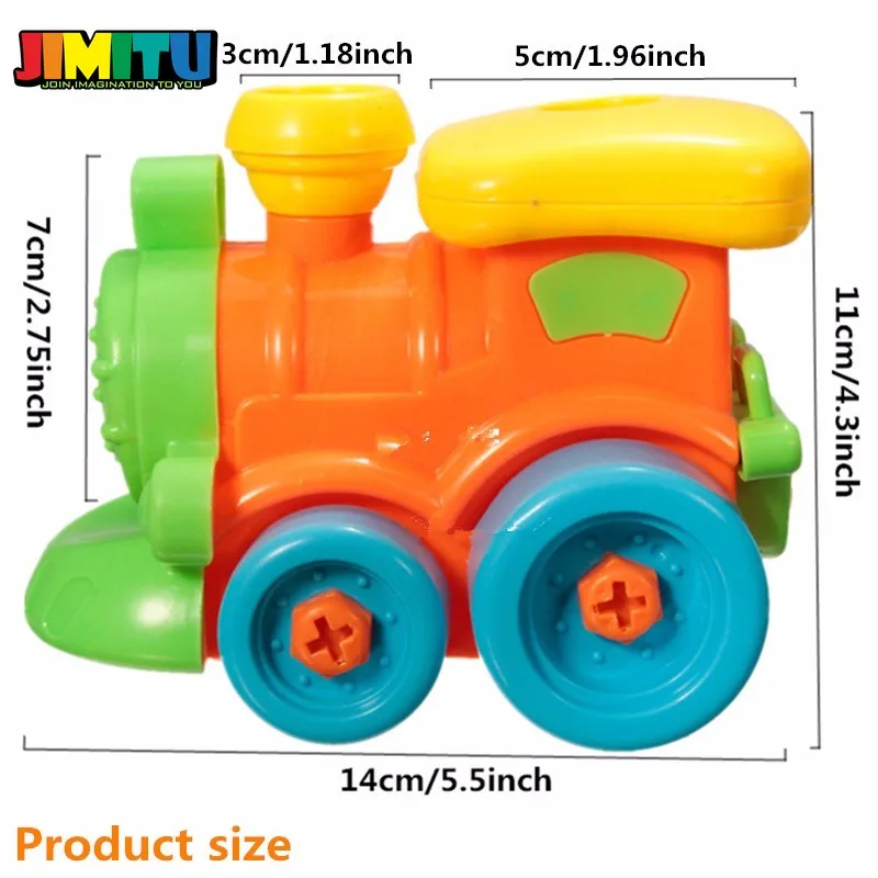JIMITU Disassembly Assembly Nut Building Toy Kit Develop Learning Fun Intelligence Kids Educational with Clamp&ampScrewdriver | Игрушки и
