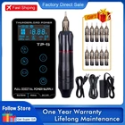 Перманентный макияж TP-5 полный комплект машины для татуировки, ротационная ручка с картриджем и иглами, тату-пистолет для начинающих