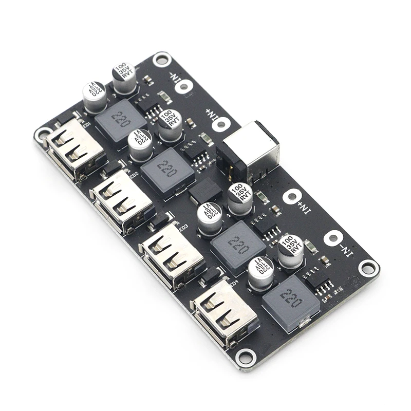 Понижающий преобразователь USB QC3.0 QC2.0 DC-DC зарядный понижающий модуль 6-32 в 9 12 В 24