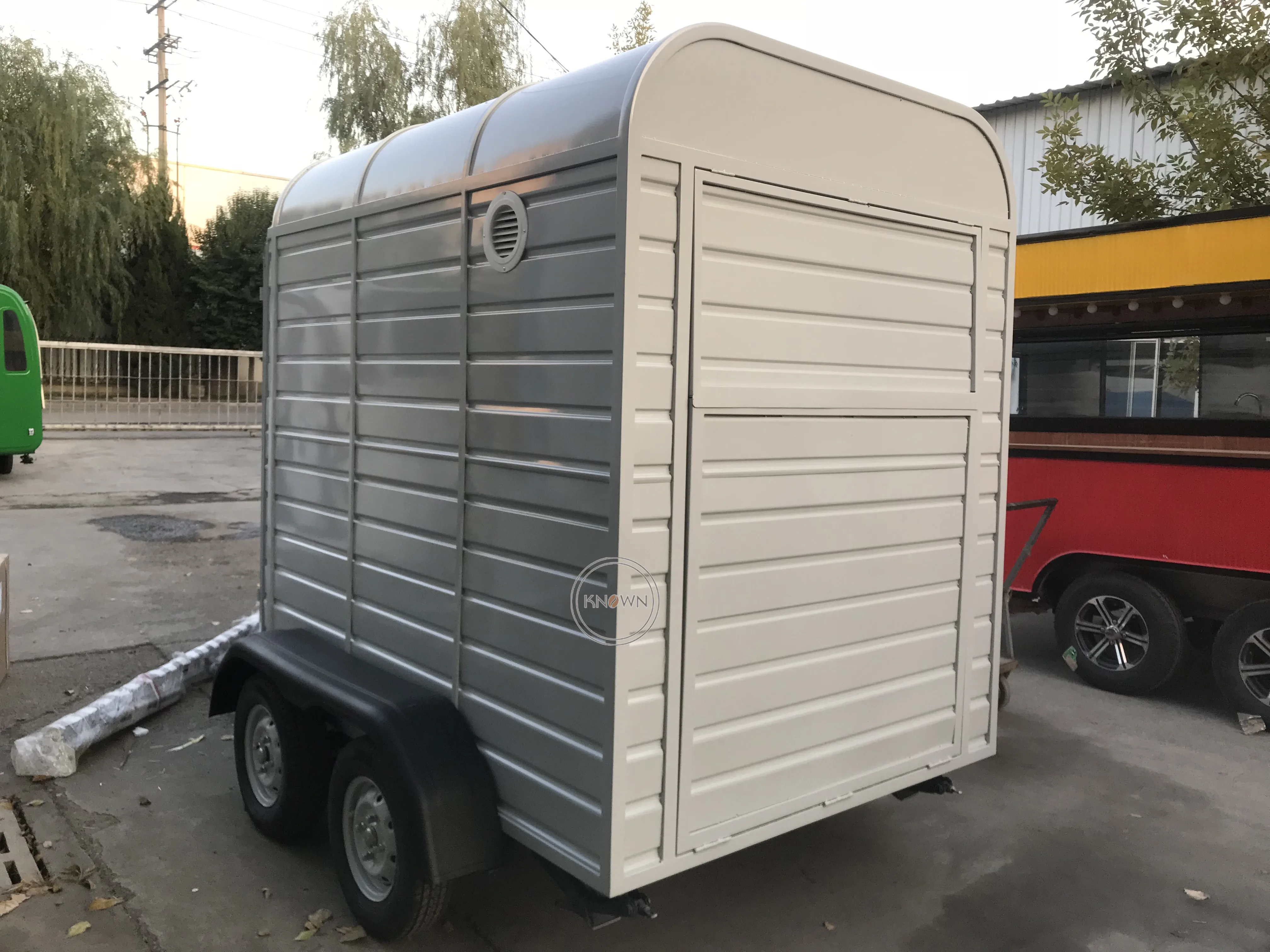 Белый Цвет мобильный Кухня Еда тележка для продажи хот-догов Кофе открытый