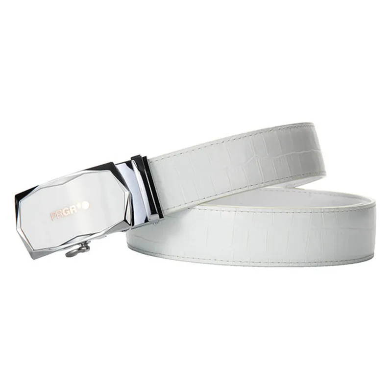 Новый PRGR автоматическая пряжка клюшки для гольфа ремень кожи с тиснением под