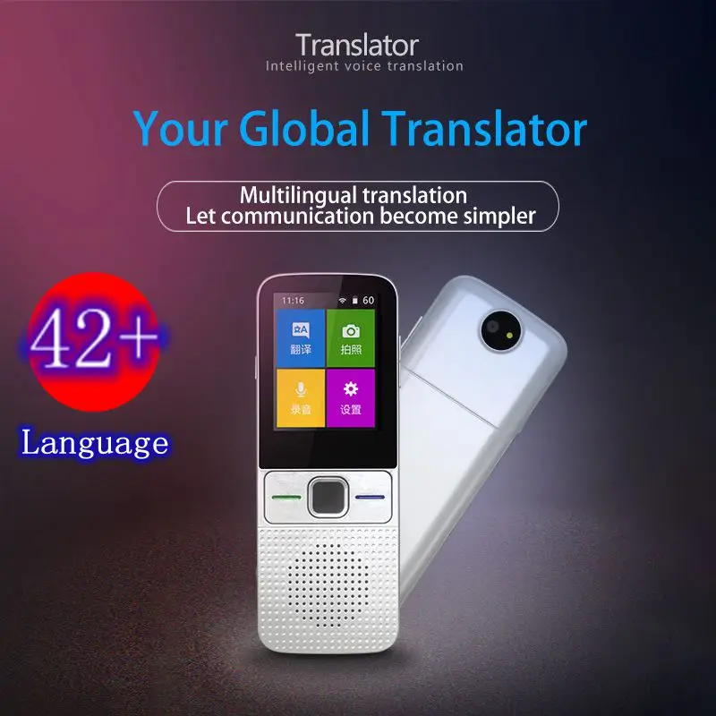 Смарт-переводчик для речи в режиме реального времени 42 языка Wifi | Электроника