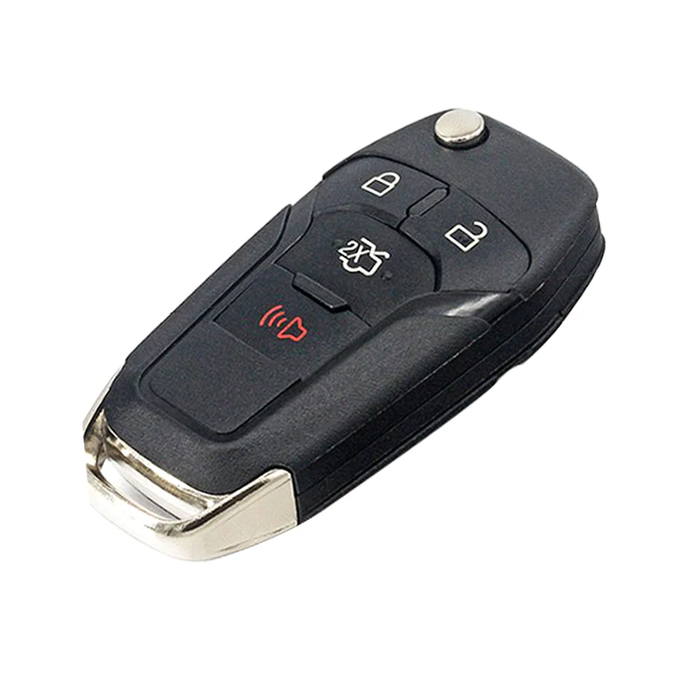Okeytech Flip 2/3/4 Button For Ford Focus Fusion Mk2 Mk7 Ranger Explorer Edge 2013-2015 Remote Smart Control Car Key Shell Case |