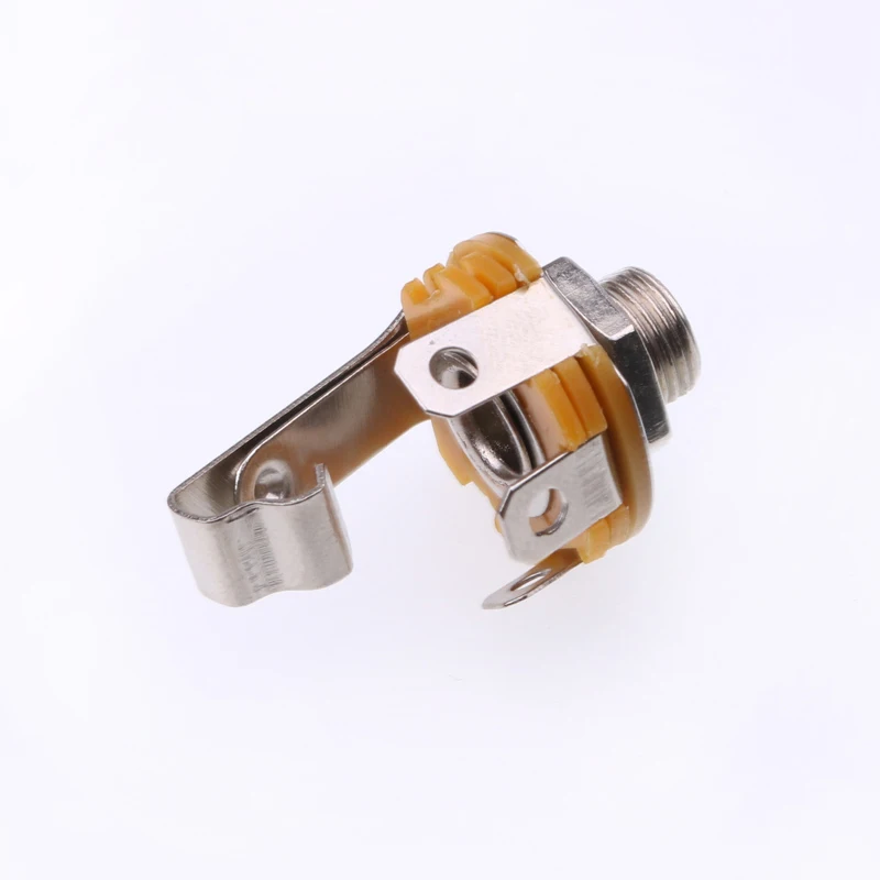 

Guitar Parts 6.35mm Stereo Input Jack Plug Socket for Electric Guitar Bass SAL99