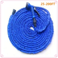 garden hose magic water watering flexible expandable reels for connector blue green 25 200ft gardening farm irrigation