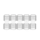 10 шт. обычная стеклянная трубка для expromizer 2,1