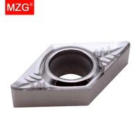 mzg 10pcs dcgt 0702 02 04 al zk01 lathe cutter copper aluminum medium finish machining cnc turning carbide inserts
