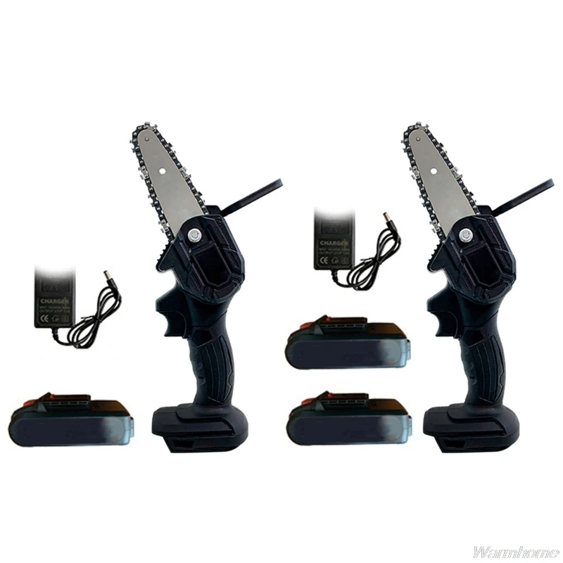 

Wireless Portable Rechargeable Lithium Battery Electric Pruning Saw Mini Woodworking One-handed Garden Logging Chain Saw N19 20