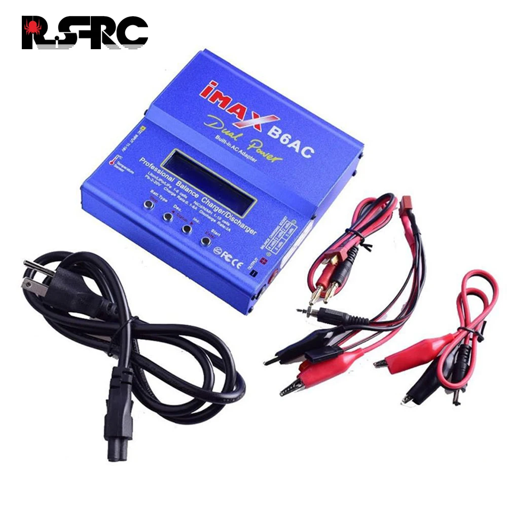 

1set IMAX B6AC B6 All-purpose Intelligent Balanced Charger Multifunctional Intelligent Balanced Charging Line Aerial Model Vehic