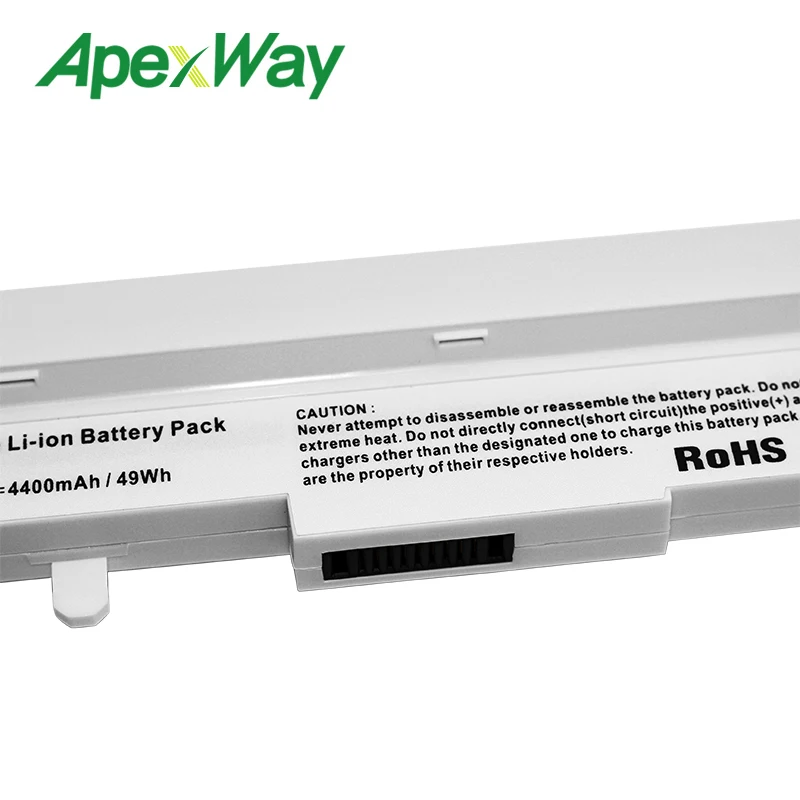 Apexway 11 1 v Новая батарея для ноутбука белая 4400mAh Asus Eee ПК AL31 1005 AL32 ML32 1001P 1001HA 1101HA|battery