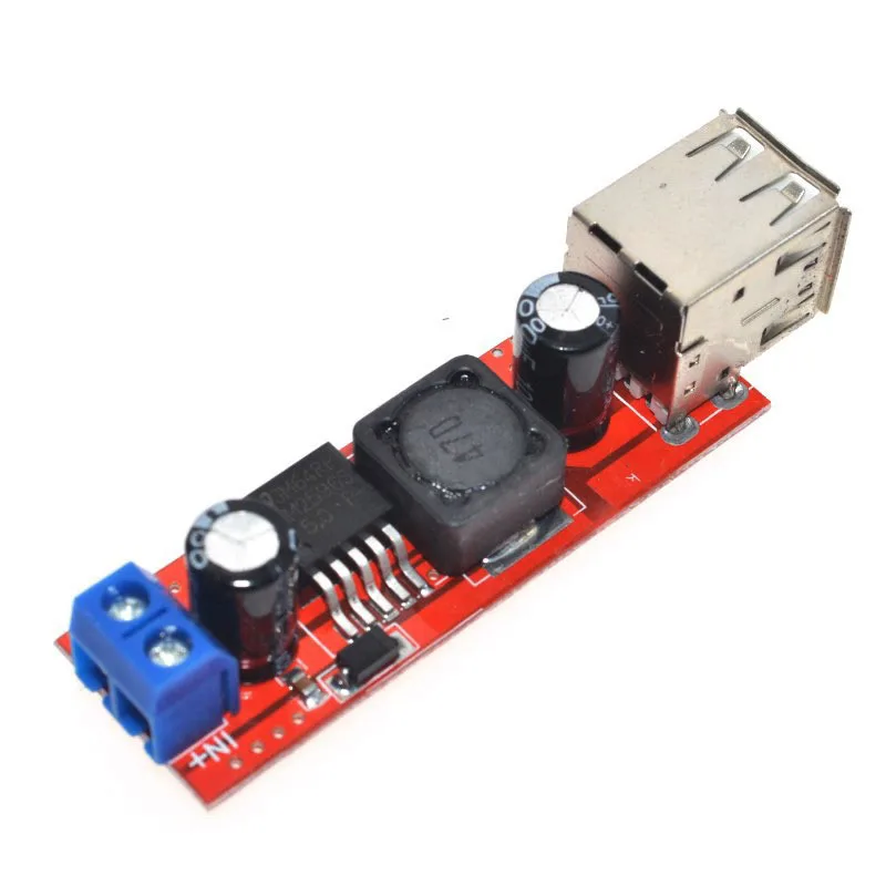 

1pcs 3A Dual USB 6V-40V To 5V Step-down power DC Charger Converter Module Voltage regulator For Vehicle LM2596 Buck Electron U27