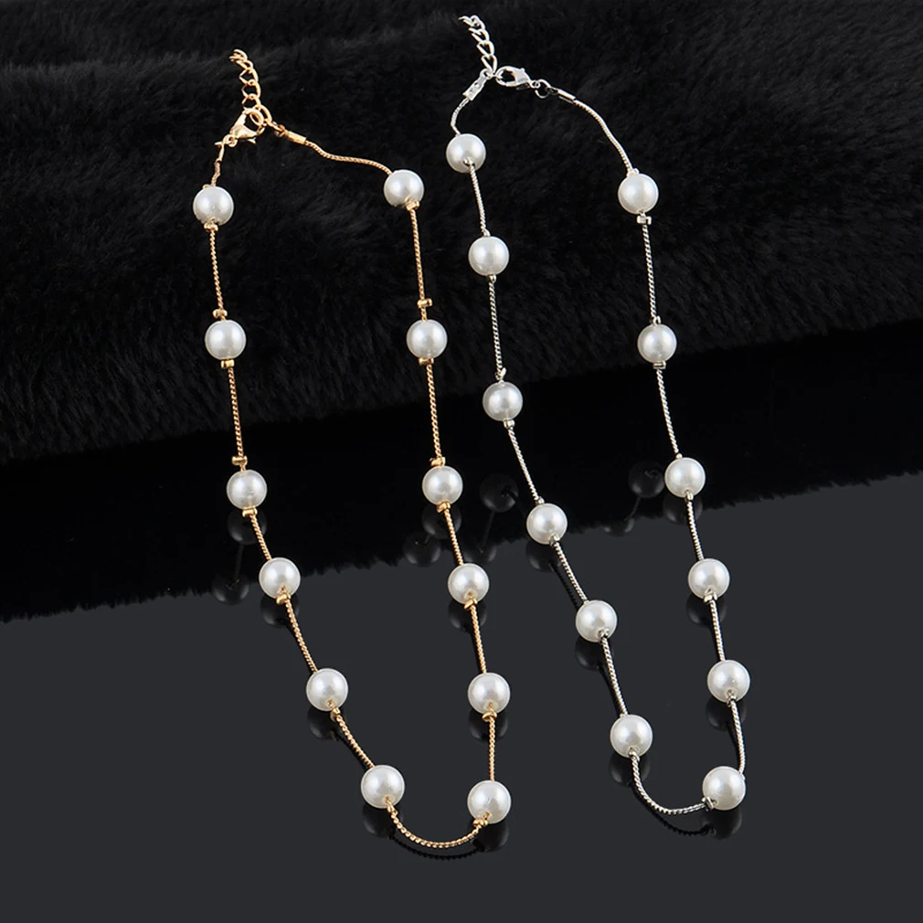 Популярное красивое искусственное 12 жемчужных бусин золотое/серебряное