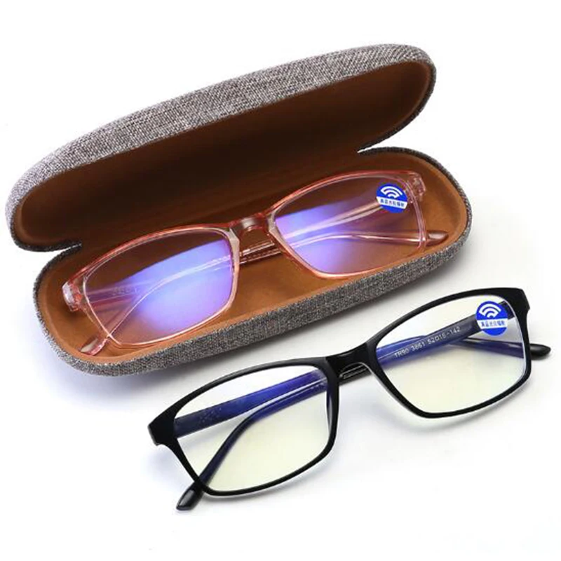 Квадратный ретро анти синий светильник очки излучения мужские и женские свежие
