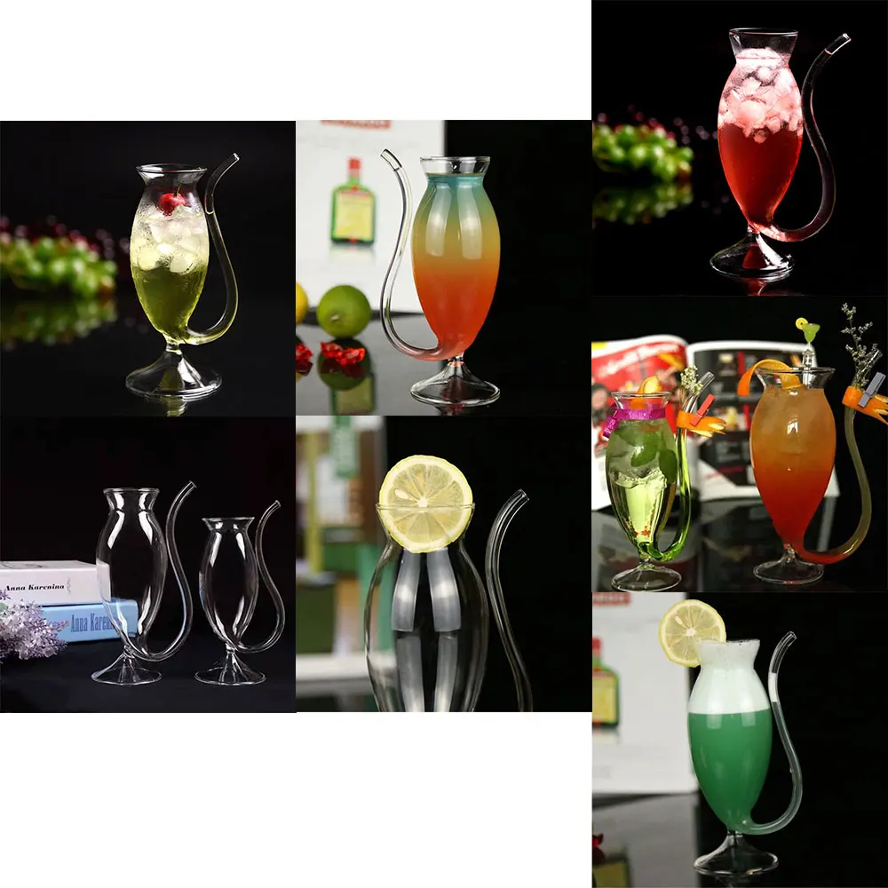 Творческий Кубок стеклянная кружка с соломинкой Для холодного напитка для