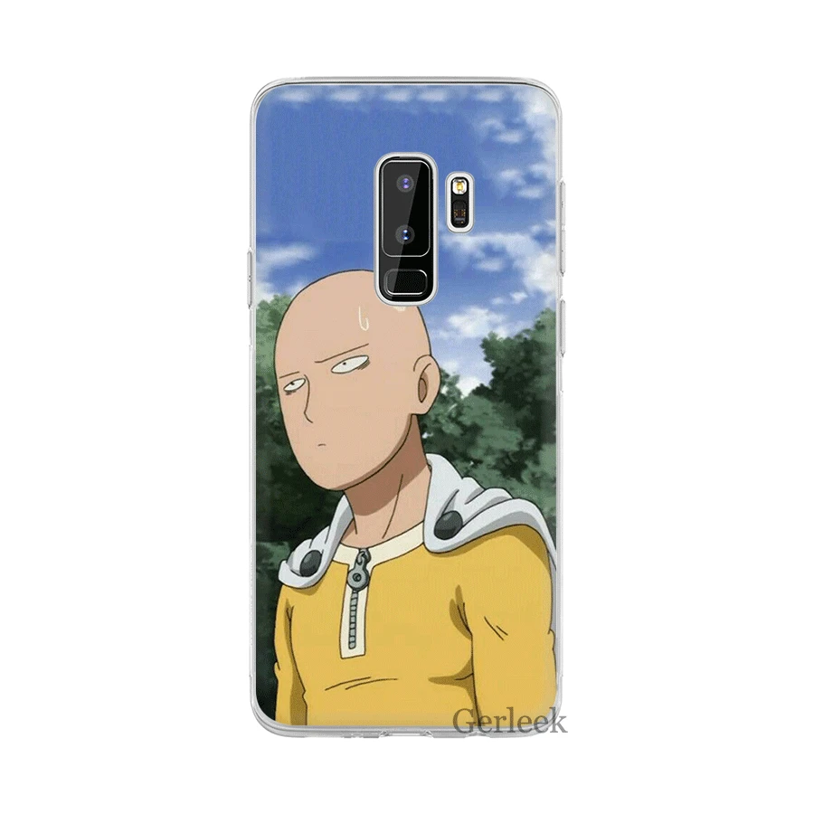 Мобильный телефон чехол для Samsung Galaxy J1 J2 J7 J5 J6 J3 Prime жесткий Защита One Punch-Man |