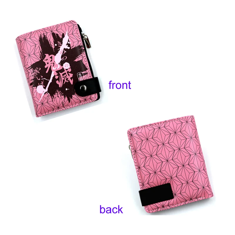 Манга демон убийца: камадо Agatsuma Zenitsu Inosuke Nezuko мягкий бумажник на кнопке молнии