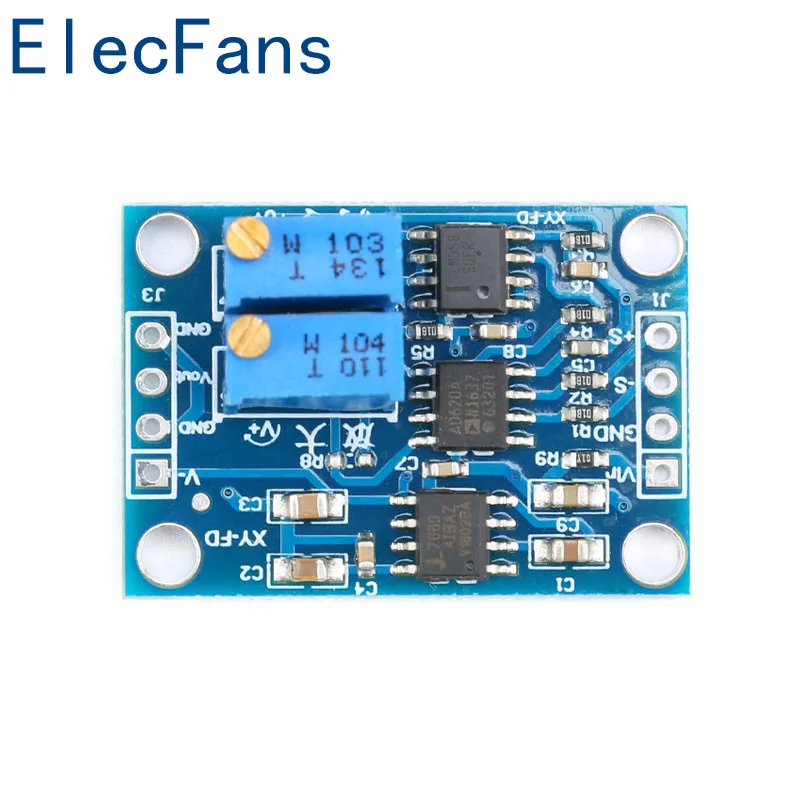 AD620 DC усилитель напряжения сигнала контрольно измерительная Модульная плата 3 12VDC