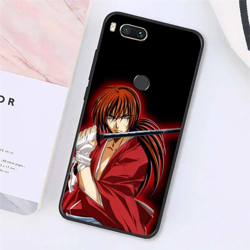 

Japan anime Rurouni Kenshin Phone Case For Xiaomi Redmi note 7 8 9 t max3 s 10 pro lite Luxury brand shell funda coque