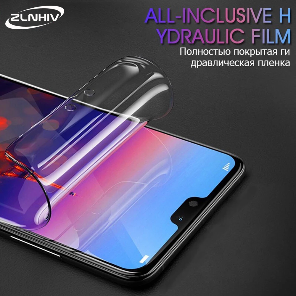 Мягкий чехол zlnвич с полным покрытием для huawei mate 20 lite pro 20X Гидрогелевая пленка 9 10