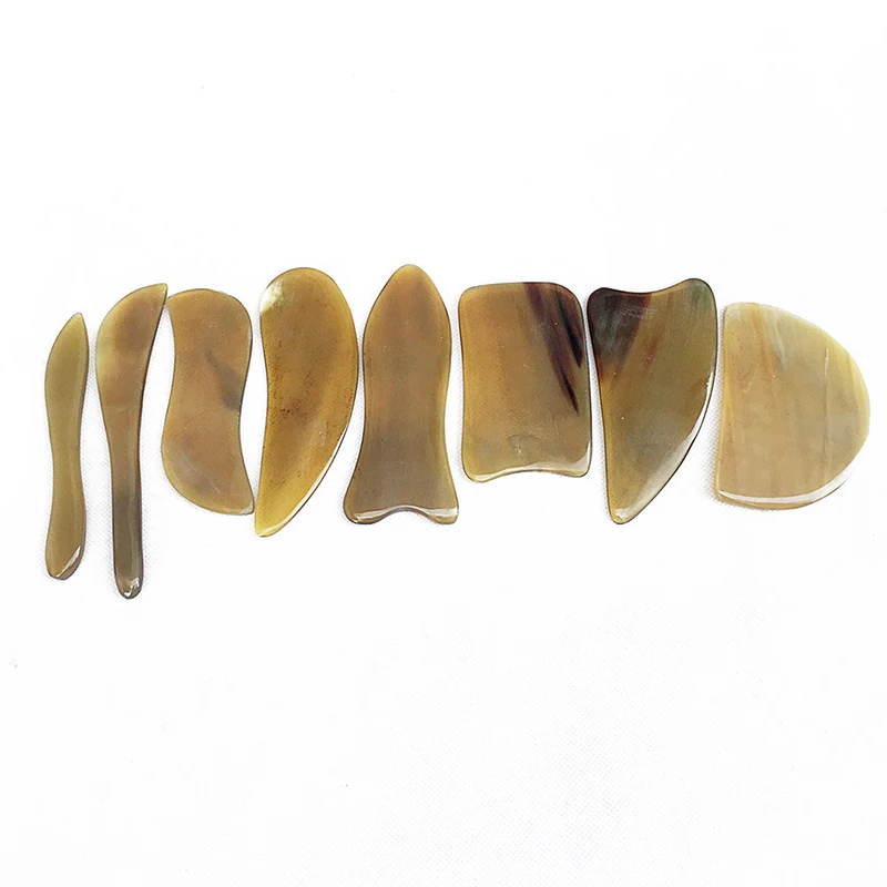 

Natural Jade Gua Sha Scraper Board Massage For Face Body SPA Beauty Care Tools