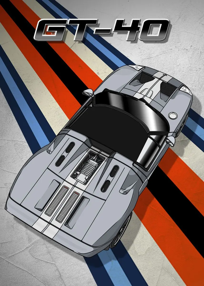 Плакат на стену с изображением грузовика и скоростного самолета | Дом сад